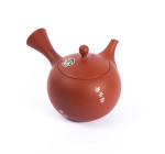 Konvička Kyusu Tokoname, hnedá s kvietkami